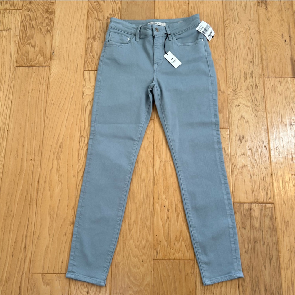 Mavi Jeans 26-27 Tess Blue Grey High Rise Skinny 5 Pocket Design Stretch